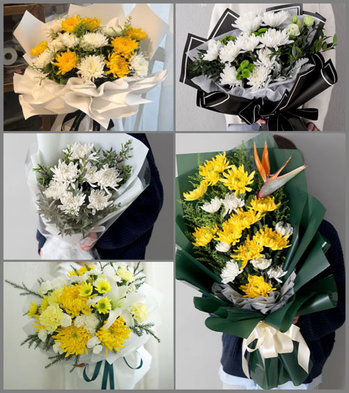 安徽滁州市明光市潘村镇范庄村白事花束代送